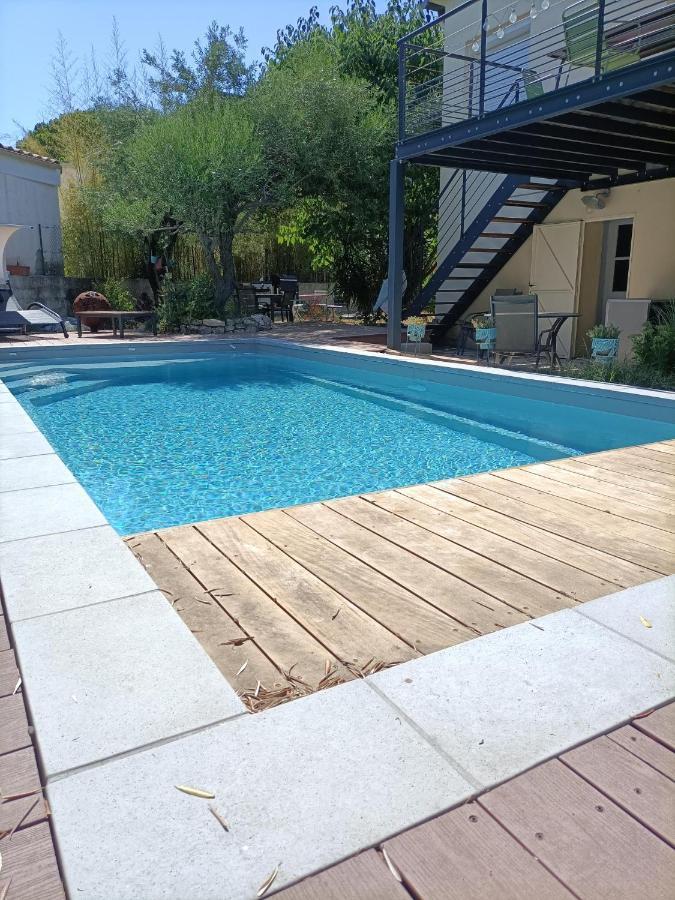 Appartement Independant Avec Jardin Et Acces Piscine Nîmes Exterior photo